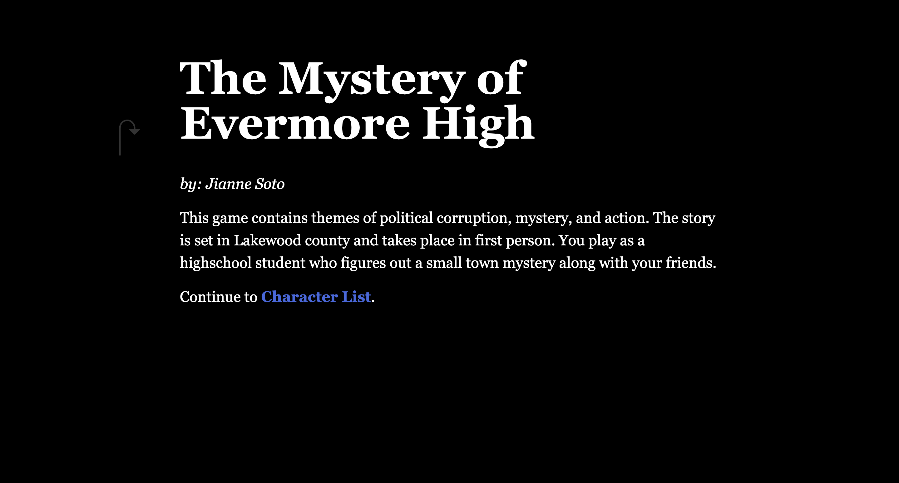 The Mystery of Evermore High